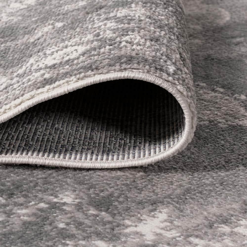 2'x10' Rosalia Cottage Medallion Runner Rug, Gray/Dark Gray - JONATHAN Y