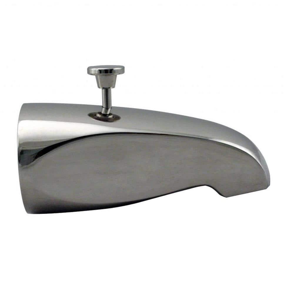 5-1/2" Reach Wall Mount Tub Spout with Rear Diverter