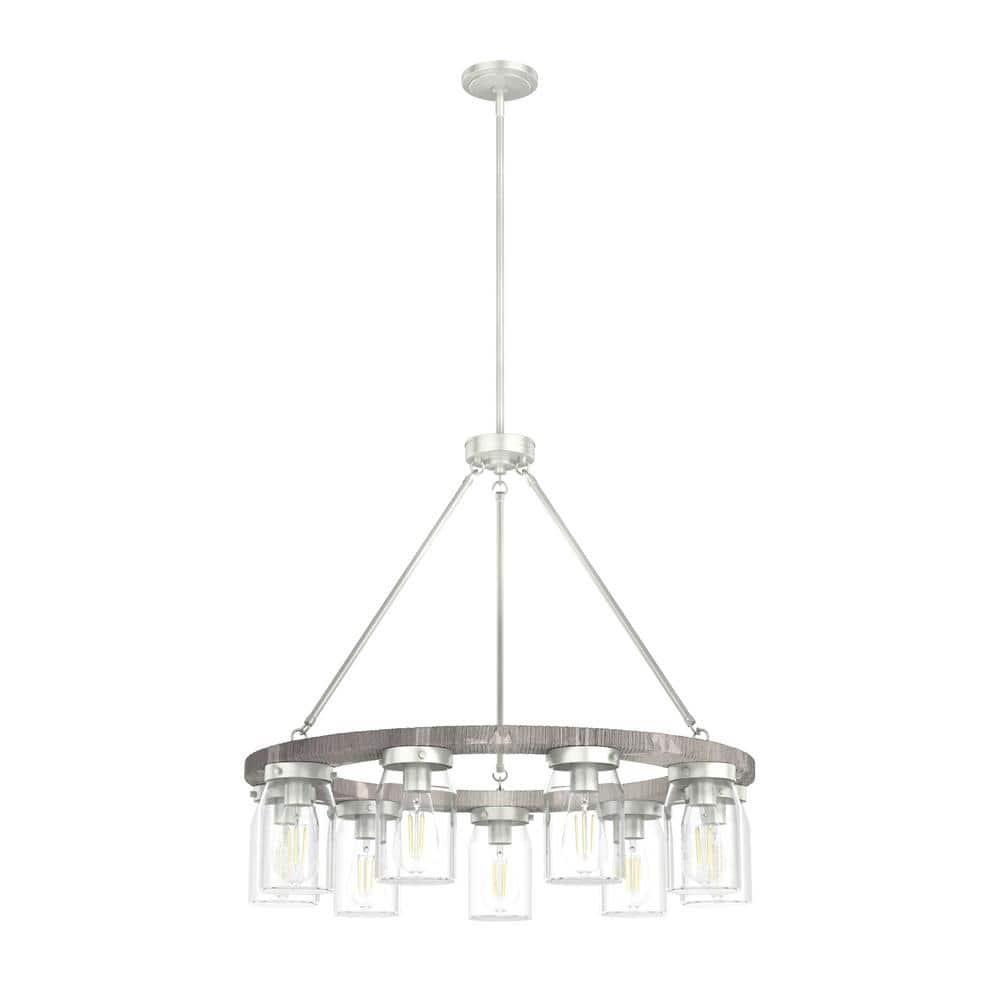 Devon Park 9 - Light Candle Style Chandelier