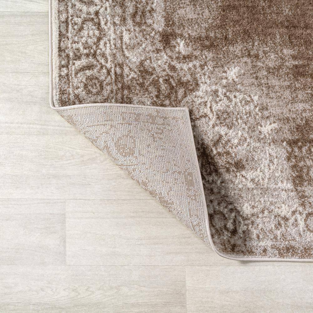 JONATHAN Y Rosalia Cottage Medallion Cream/Brown 4 ft. x 6 ft. Area Rug