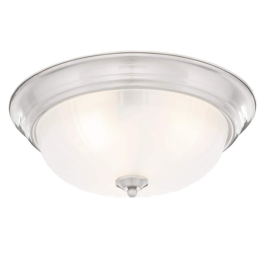 Maxim Lighting Essentials - 583x 3 - Light Flush Mount in  Satin Nickel