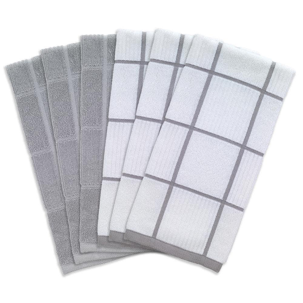 T-fal Solid and Check Dish Cloth