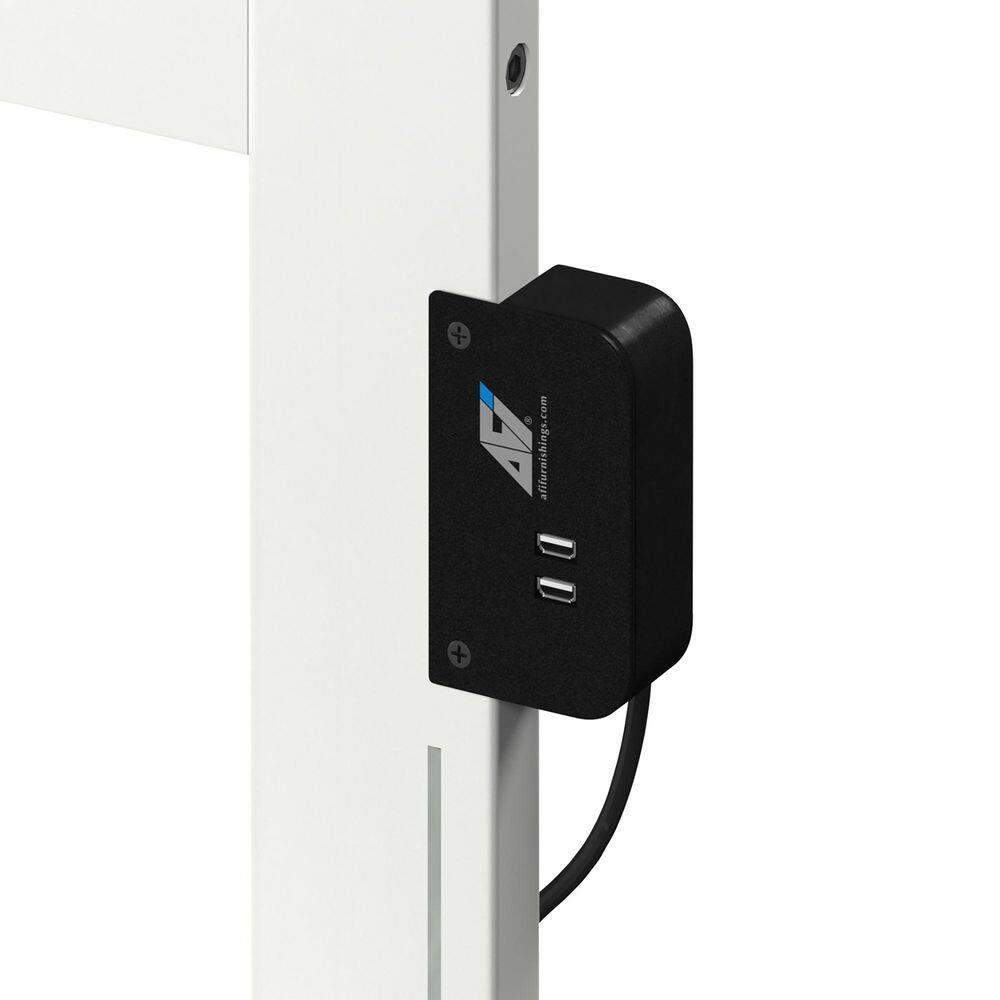 HAOYUN Canyon Twin XL Farmhouse Solid Wood Platform Bed with Footboard & Twin XL Trundle, White