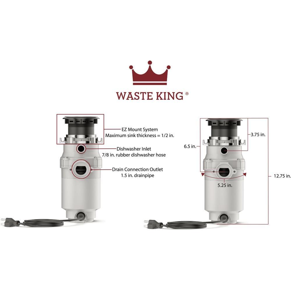 Waste King HP Continuous Garbage Disposal