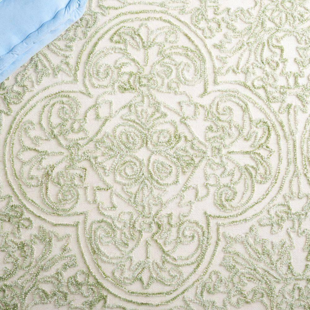 Martha Stewart Rugs Msr Trace Martha Stewart Hand Tufted Wool And Cotton With Latex Damask Rug