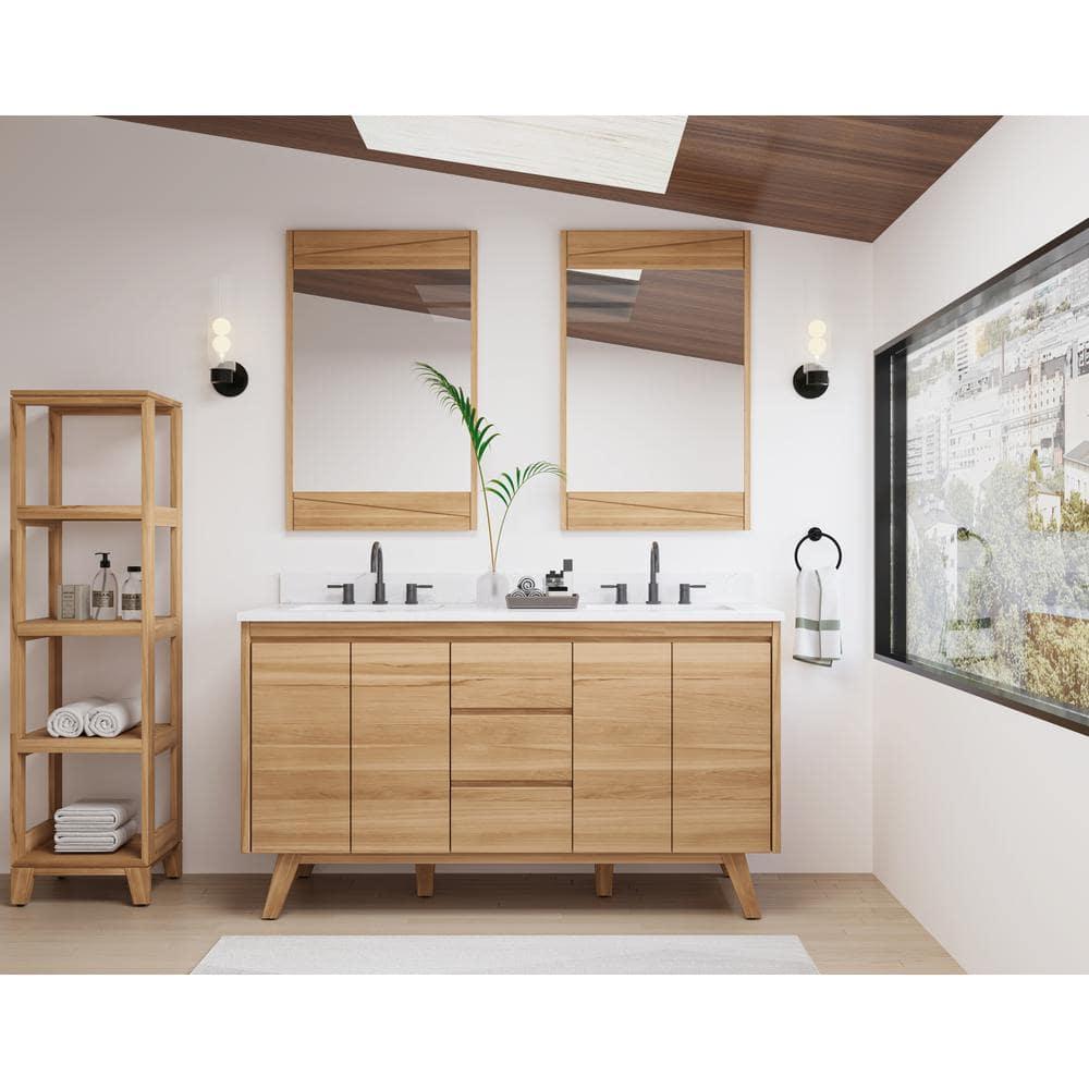 Avanity Coventry 60" Double Bathroom Vanity with Engineered Stone Top