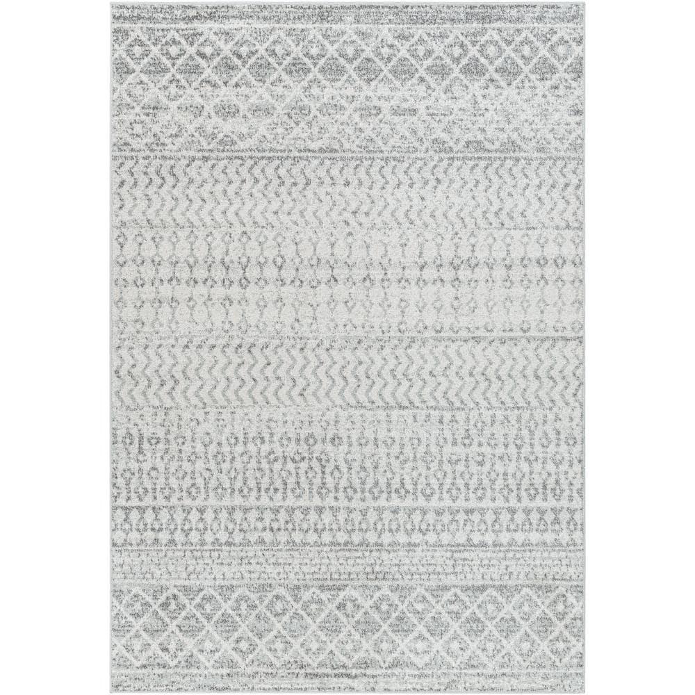 Livabliss 6'7"x9' Sweetgum Global Rug Cream: Traditional Rectangle, Medium Pile, Fade & Stain-Resistant