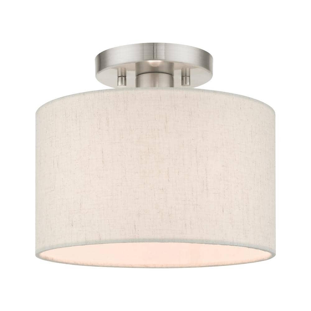 Zipcode Design™ Darian Fabric Semi Flush Mount