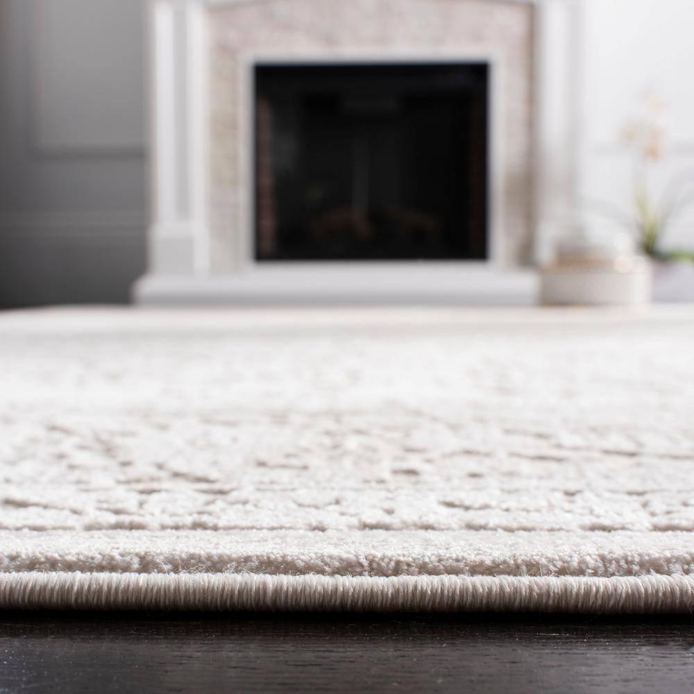 Reflection RFT667 Power Loomed Area Rug - Creme/Ivory - 4'x6' - Safavieh.