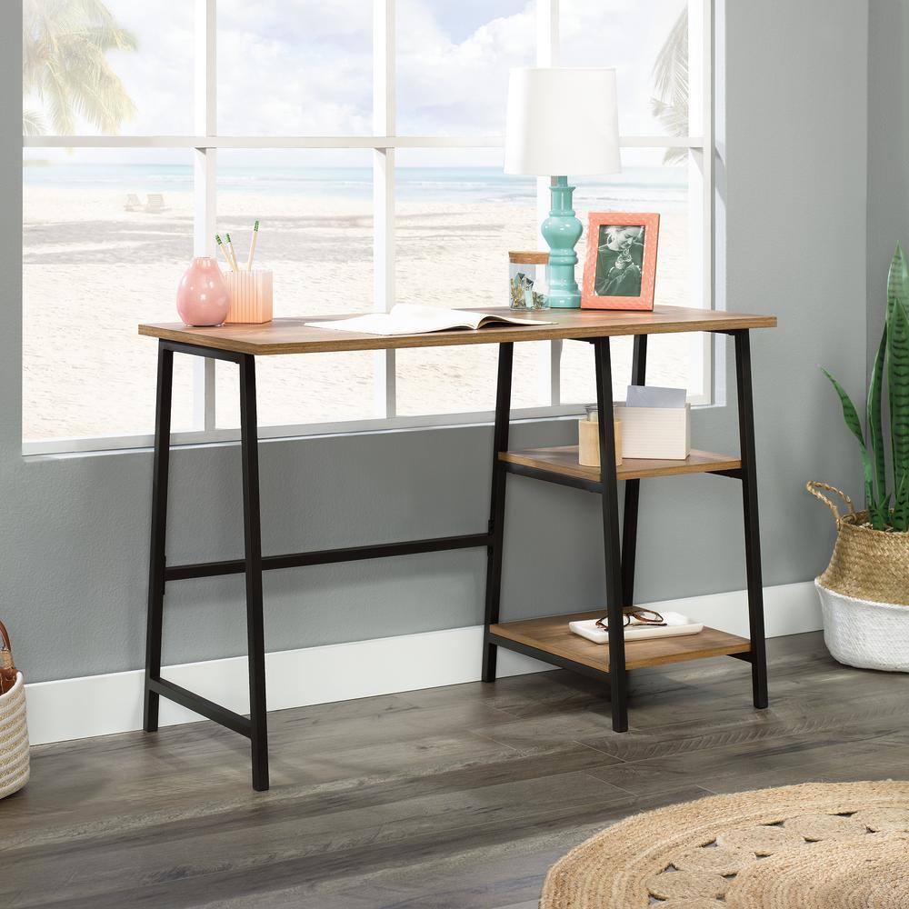 Sauder North Avenue Engineered Wood Desk in Sindoori Mango/Natural