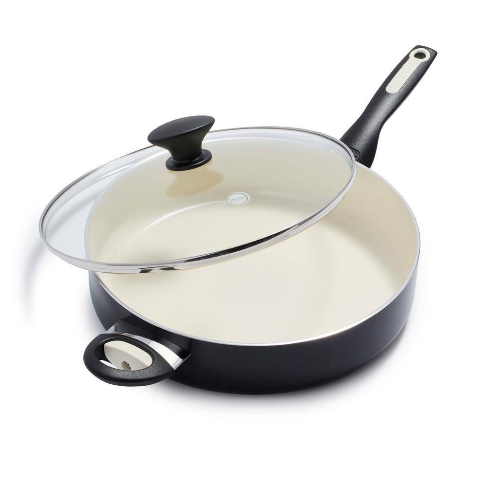 GreenPan Rio Healthy Ceramic Nonstick 5Qt Saute Pan with Lid & Reviews | Wayfair