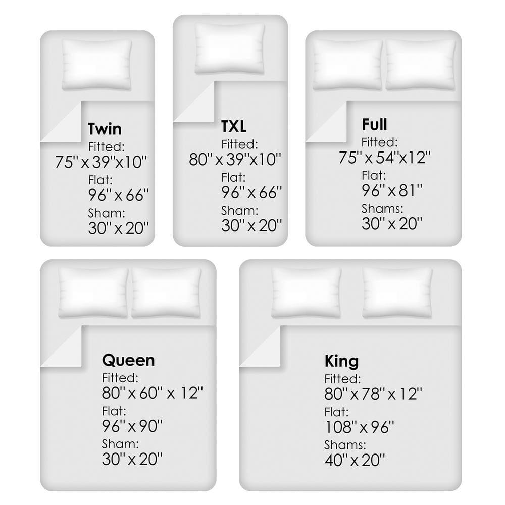 Lavish Home Series 1200 Brushed Microfiber Sheet Set - Wrinkle, Stain & Fade Resistant Bed Linens & Pillowcases