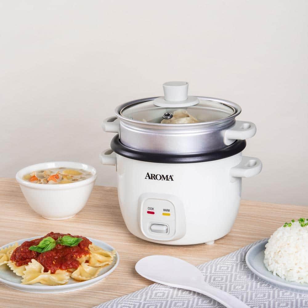 Aroma AROMA Mini Rice Cooker, 2-Cup (Uncooked) / 4-Cup (Cooked), 1.5 Qt