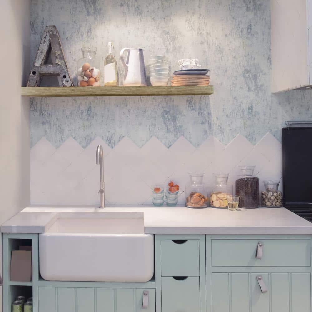 InPlace 42" Floating Shelf Wall Mounted Hidden Brackets Rustic Wood: Modern Decor, MDF, Smooth Finish, Includes Mounting Hardware
