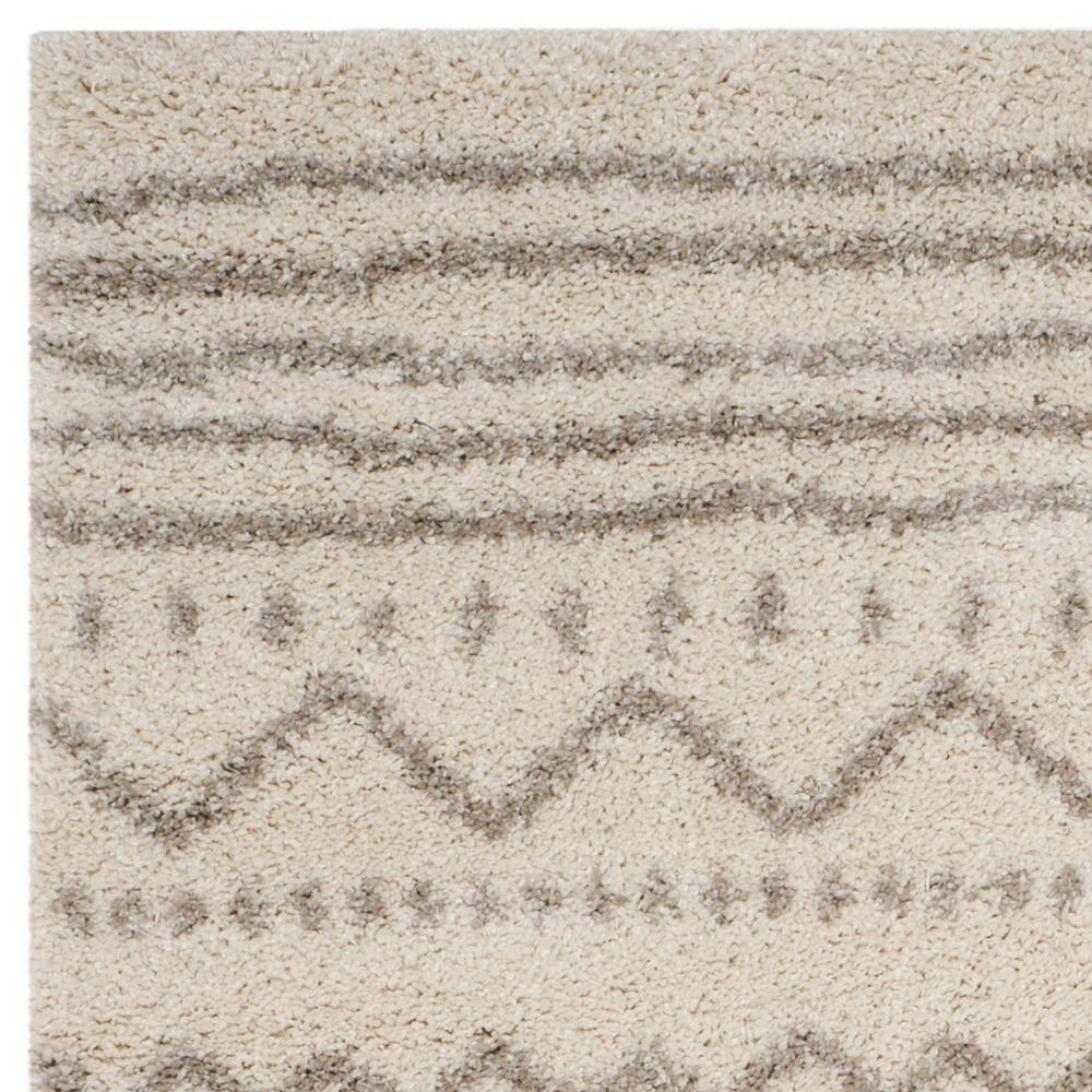 Arizona Shag ASG741 Power Loomed Indoor Area Rug - Ivory/Beige - 8'x10' - Safavieh
