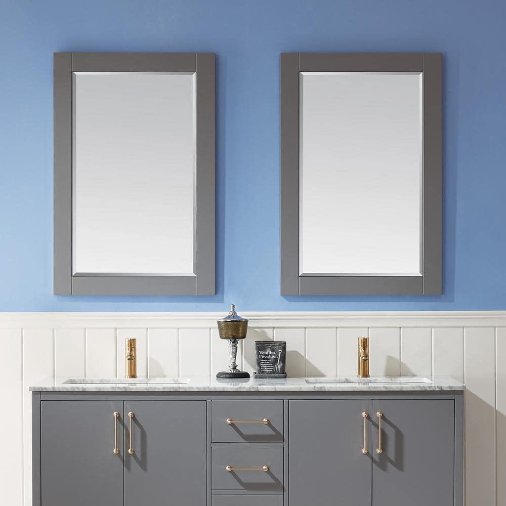 Ivy Wood Flat Wall Mirror