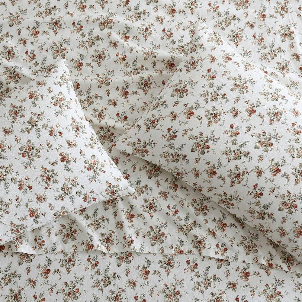 Laura Ashley Laura Ashley Cotton Flannel Cozy Sheet Sets