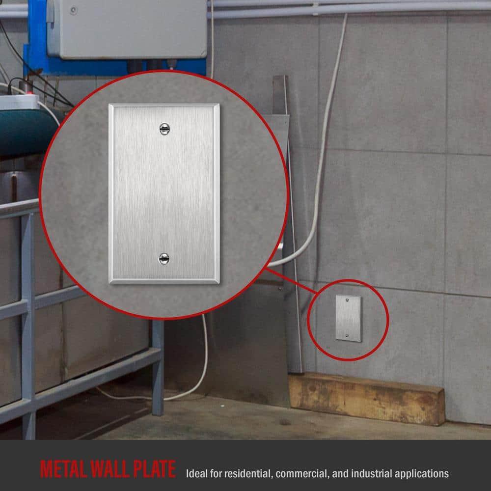 No Subject 1 - Gang Blank Standard Wall Plate