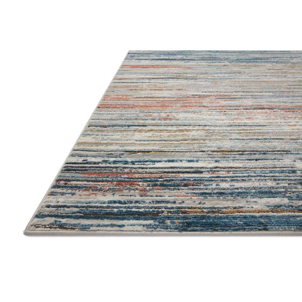 Loloi II Bianca Collection BIA-08 Pebble / Multi, Abstract Area Rug 2'-8" x 7'-6"