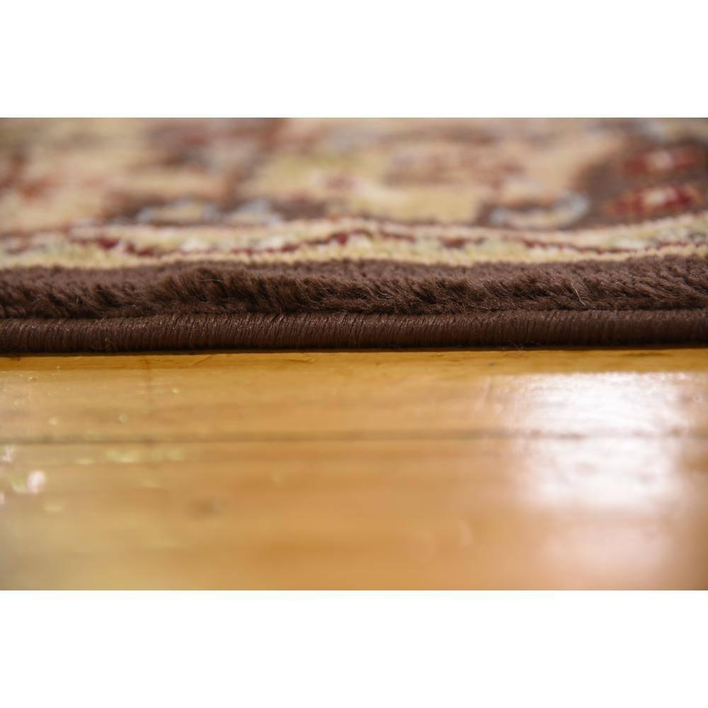Unique Loom 4' 1 x 4' 1 Square Cream Voyage Springfield Area Rug