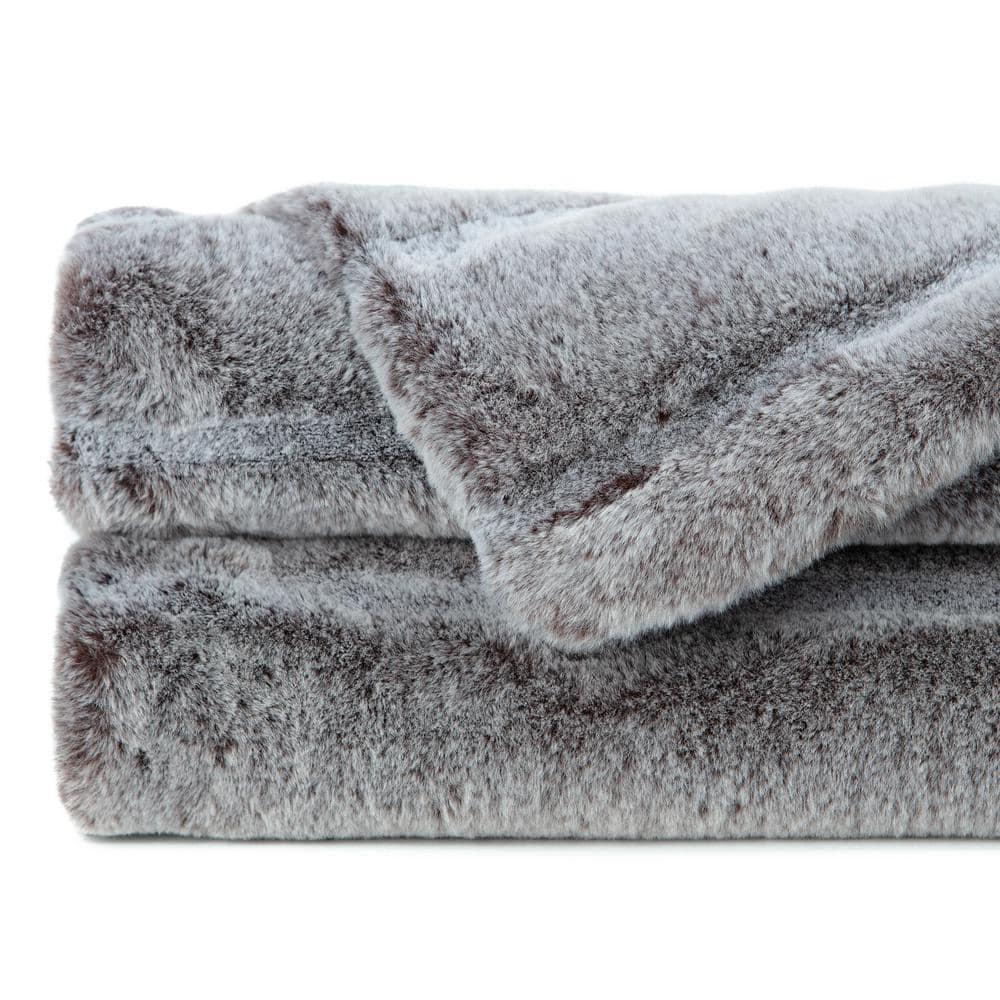 Chanasya Chanasya FrostFur Luxuriousfrost Tip Fur Mink Throw Blanket