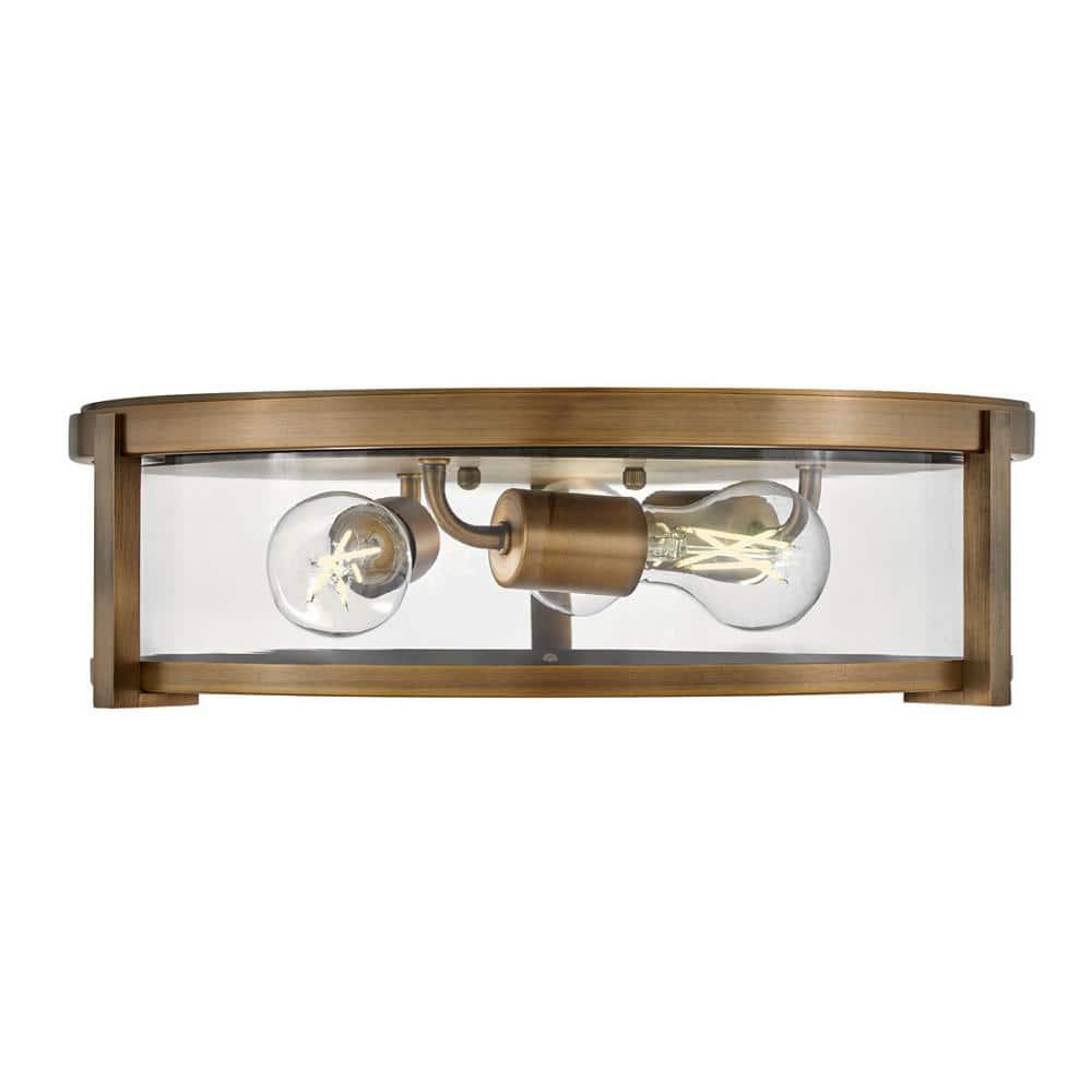 Lowell Three-Light Flush Mount Ceiling Light