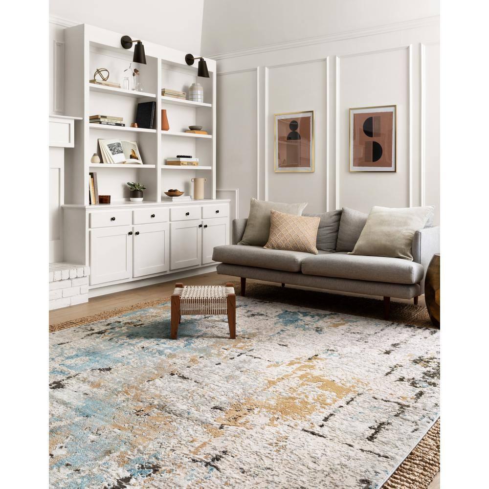 Loloi II Alchemy Abstract Stone / Slate Area Rug