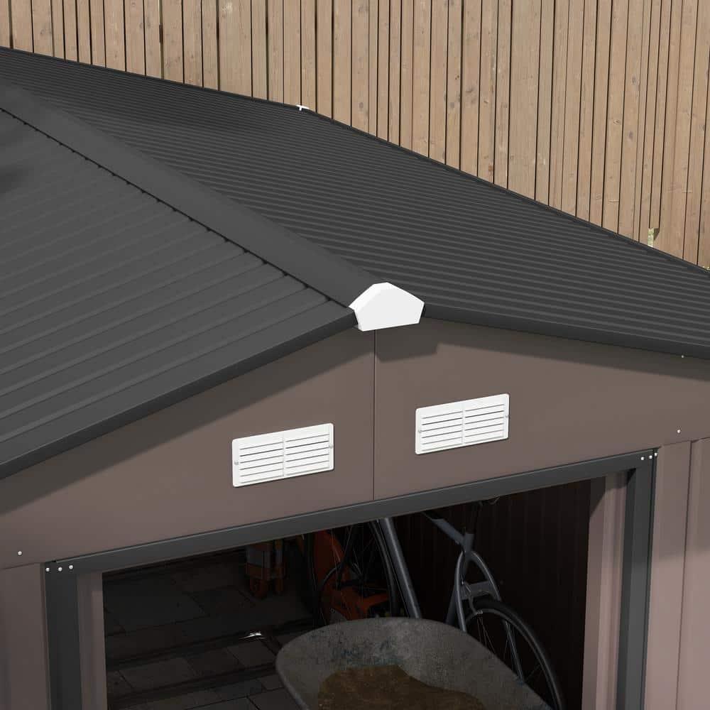 11 ft. W x 13 ft. D Stainless Steel Tool Shed