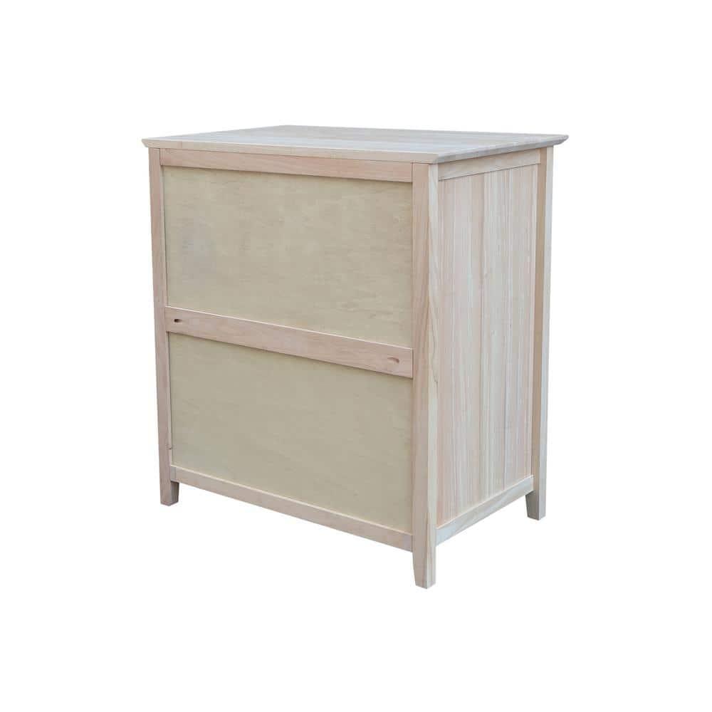 Brooklyn 3-Drawer Unfinished Wood Chest of Drawers