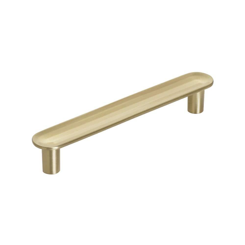 Concentric 3-3/4 in. (96mm) Modern Golden Champagne Bar Cabinet Pull