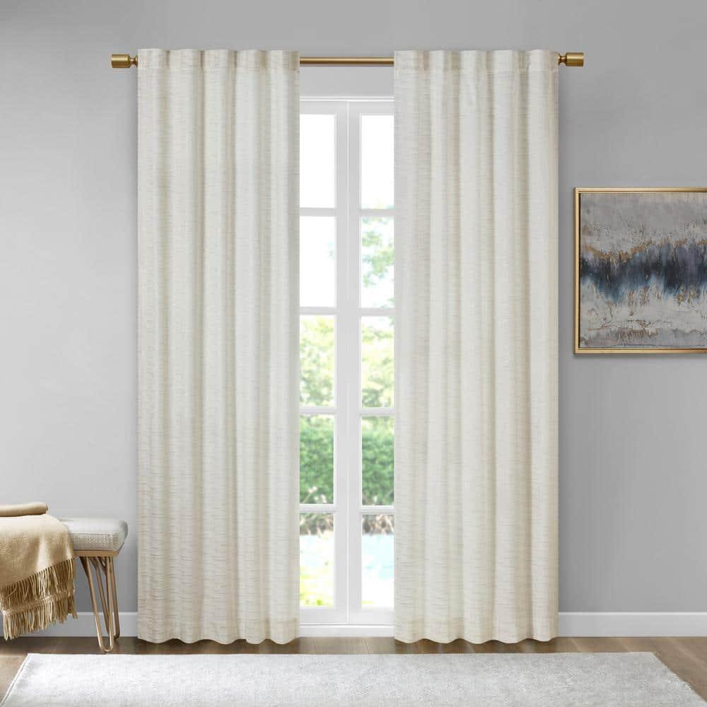 510 Design Colt Room Darkening Poly Velvet Rod Pocket/Back Tab Curtain Panel Pair (Set of 2)