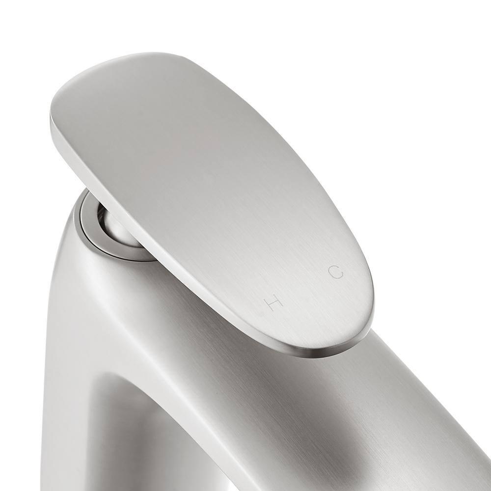 Sublime Single Hole, Single-Handle, High Arc Bathroom Faucet in Brushed Nickel