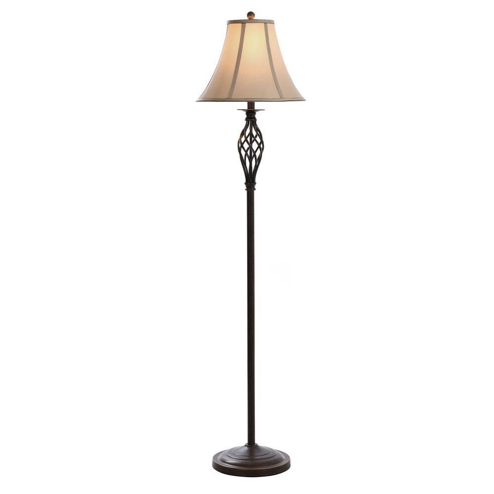 Stylecraft Home Collection - Barclay - 1 Light Table Lamp and Floor Lamp Set (2