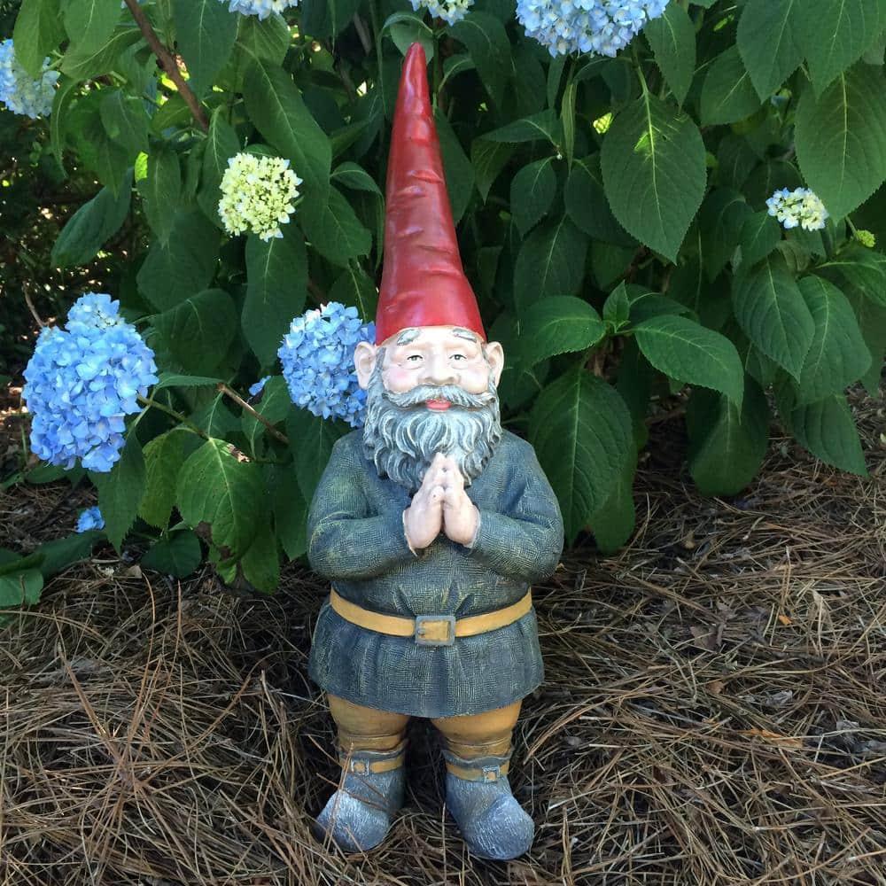 HomeStyles Old World Gnomes Mordecai Praying Hands Gnome Garden Statue