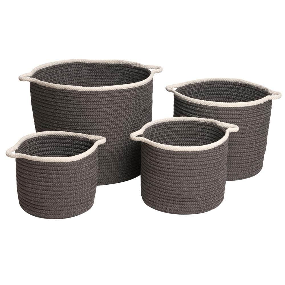Colonial Mills Sonoma Indoor/Outdoor Basket - Grey 12"x12"x10"