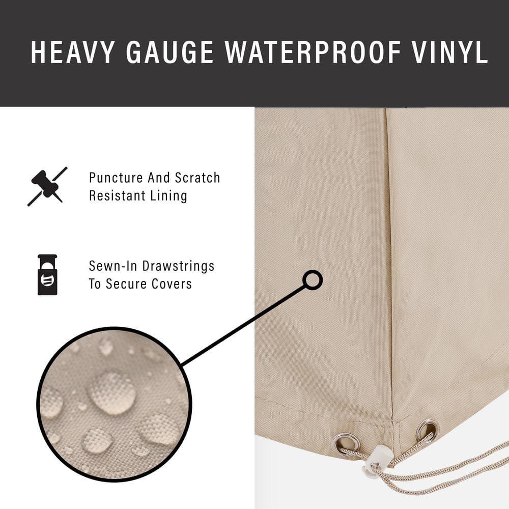 Crosley Furniture Outdoor Furniture Cover For Patio Set in Tan