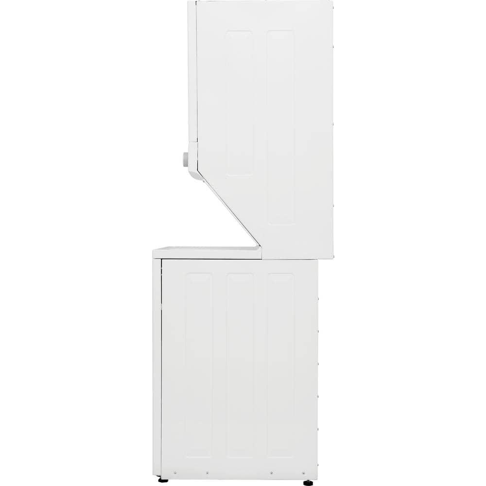 Frigidaire Electric Long Vent Stacked Laundry Center - 3.9 Cu. Ft Washer and 5.5 Cu. Ft. Dryer