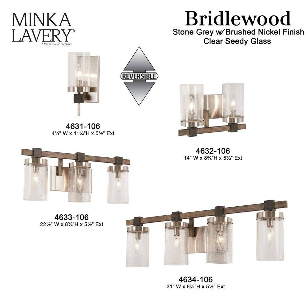 Minka Lavery Nickel Stone Pendant Chandelier 14 1/2" Wide Farmhouse Seeded Glass Shade 4-Light Fixture for Dining Room House Home