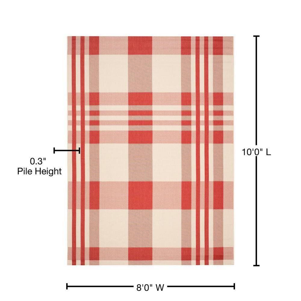 Courtyard Performance Plaid Rug