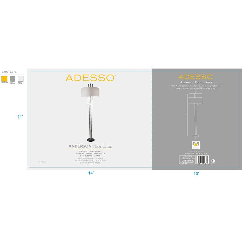Adesso Anderson Floor Lamp