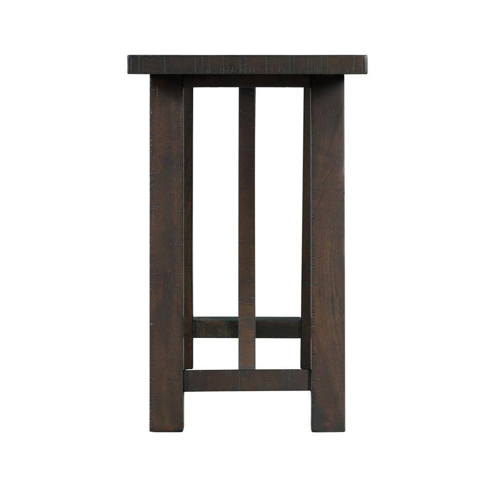 Picket House Furnishings Carter Counter Height Bench in Gray