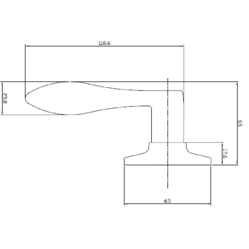 Stratford Single Dummy Door Lever