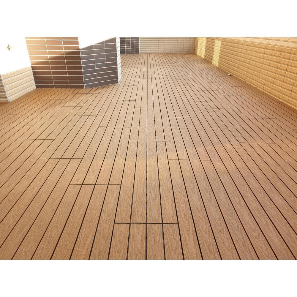 NewTechWood UltraShield Naturale 36" x 12" Composite Interlocking Deck Plank