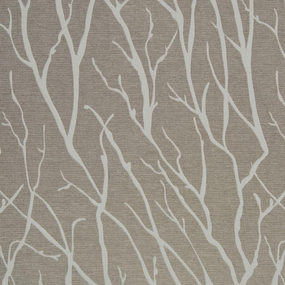 Set of 2 (63"x52") Forest Hill Woven Blackout Grommet Top Window Curtain Panel Gray/Cream - Exclusive Home