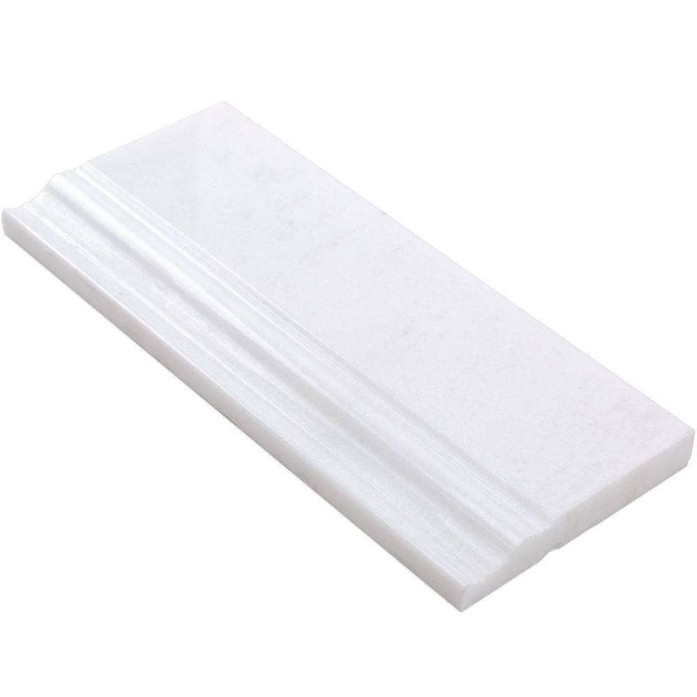 Bond Tile 12'' L x 4.75'' W Marble Tile Trim