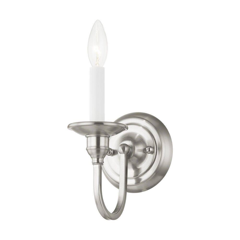 Livex Lighting Cranford 1 - Light Wall Light in  Brushed Nickel