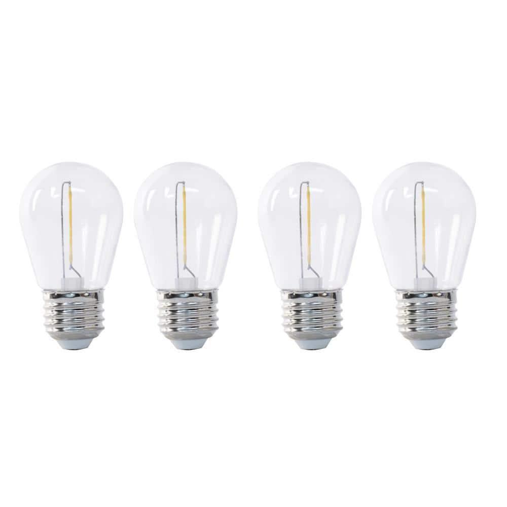 Feit Electric 3018034 11W S14 E26 Medium Filament Equivalence LED Bulb, Soft White - Pack of 4