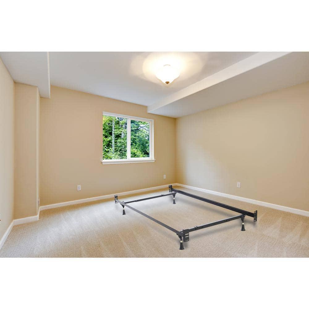 Home by Hollywood Bed Rails and Supports - Headboard/Footboard Bed Frames, Bed Rails & Center Supports w/ Glides, Twin / Full, 4 Leg w/ Glides