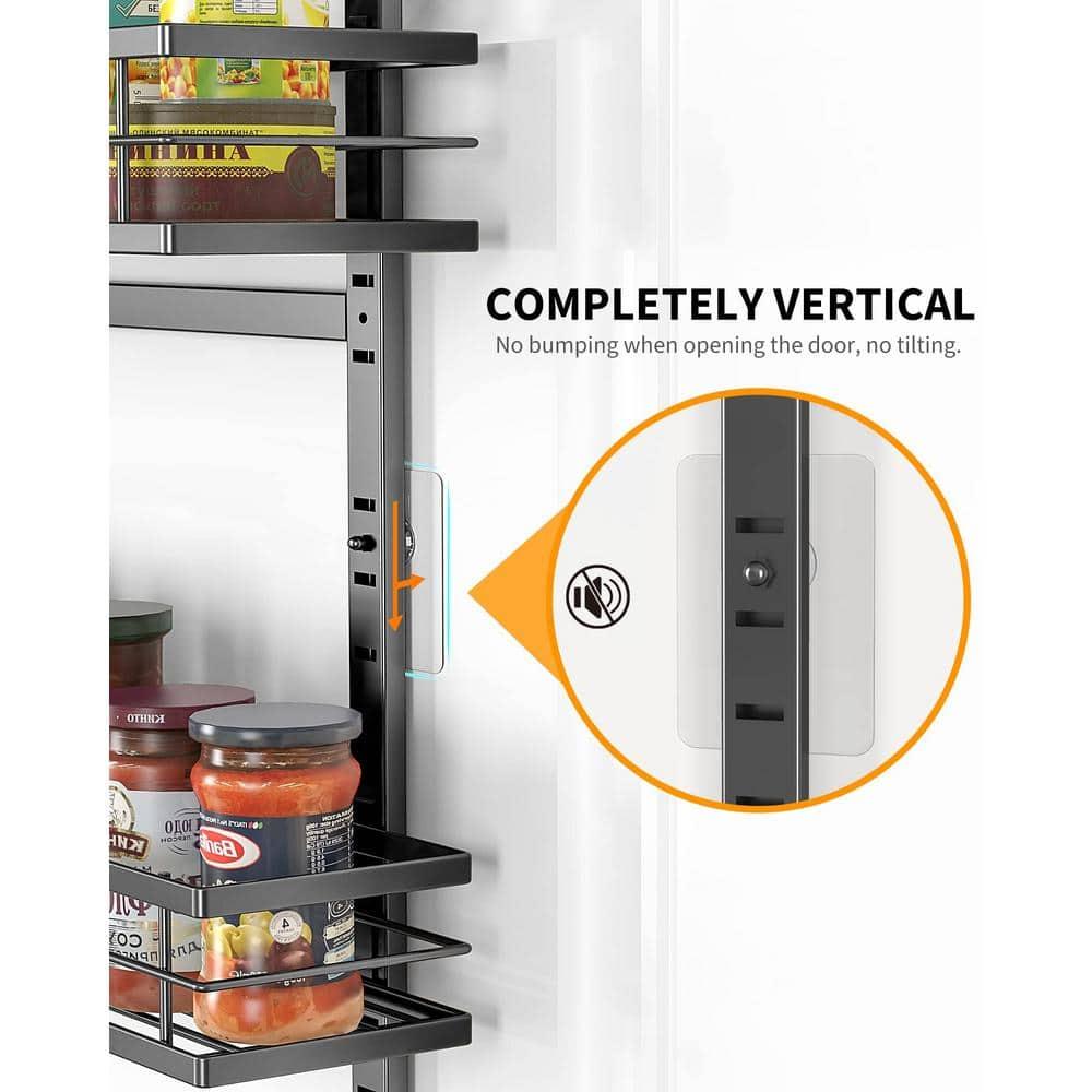 Black Metal 9-Tier Over The Door Pantry Organizer