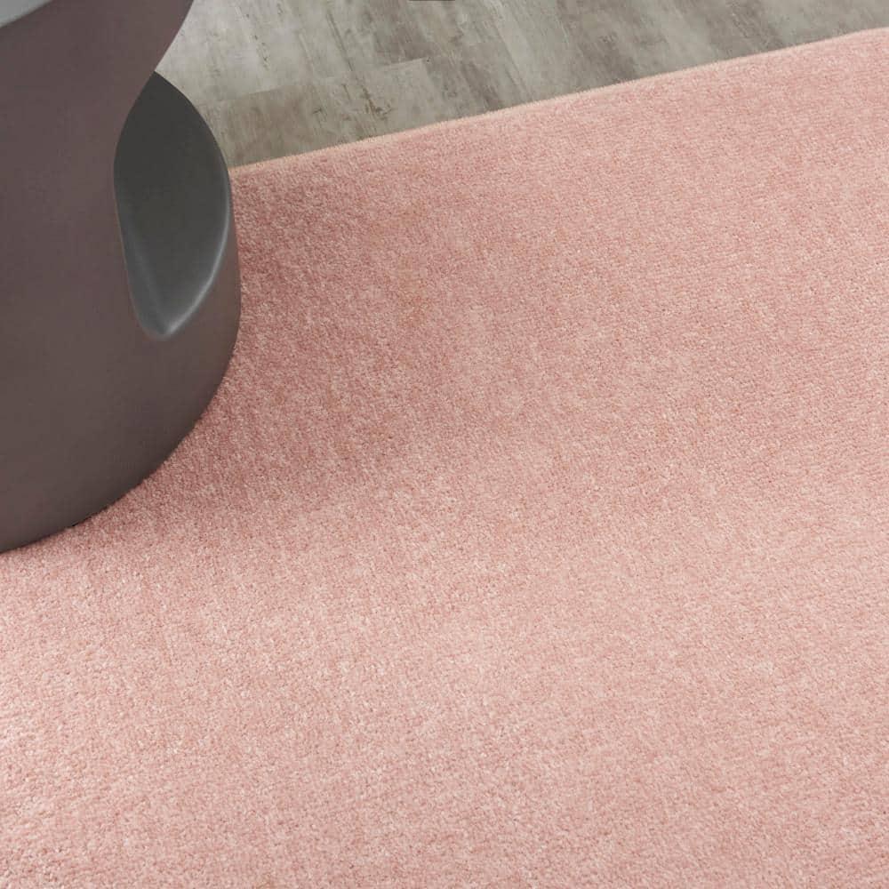 Nourison Essentials Easy Care Indoor Outdoor Area Rug - Pink 5' x 7'